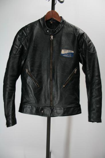 シングルライダースジャケット イタリア製 古着 - ビンテージ古着通販