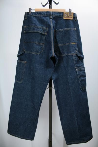 POLO JEANS ポロジーンズ ペインターデニムパンツ ワーク インディゴブルー (メンズ 33X32)   N8529