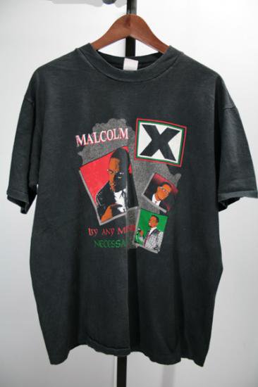 Malcolm X・マルコムX・Tシャツ 古着 - ビンテージ古着通販 Ｔシャツや 
