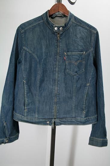 【【最終sale】vintage♡Levis デニムライダースジャケット 美品