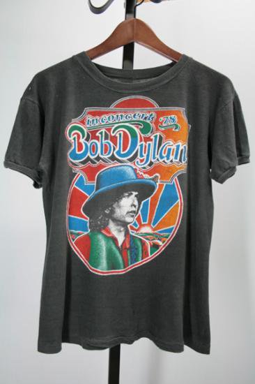 ヴィンテージ　BOB DYLAN （ボブディラン）　78年ツアーTシャツ（バンドTシャツ）　古着 - ビンテージ古着通販  Ｔシャツやブーツなど取り揃え｜Heavens Door