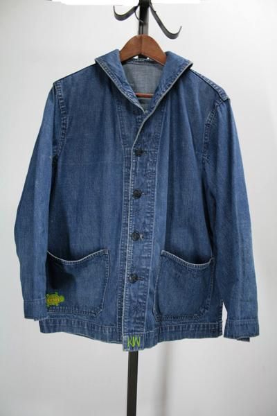 Vintage 40s USN Denim Jacket チェンジボタン | axiomvanguard.com