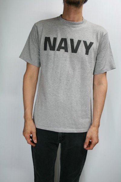 90年代 NAVY(US・ネイビー）Tシャツ ポリ・コットン 古着