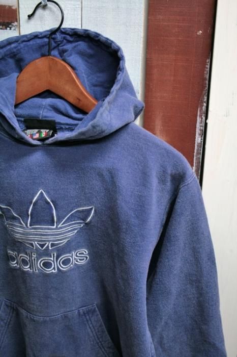 80年代 adidas【アディダス】 パーカー 古着 - ビンテージ古着通販 Ｔ 