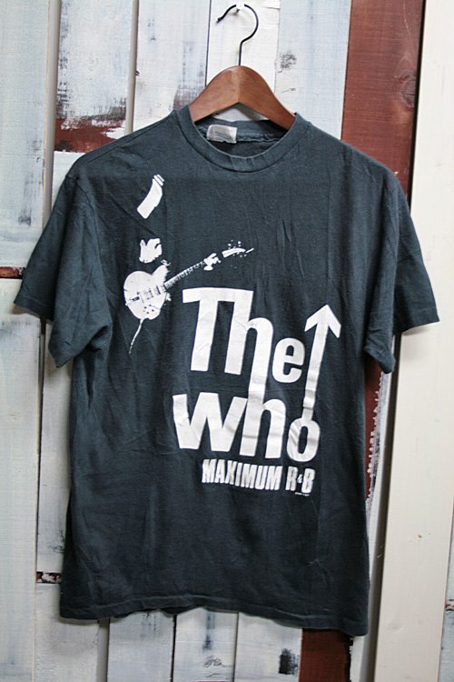 カラーブルー70s The Who ザ・フー オリジナル Tシャツ 希少 1979年
