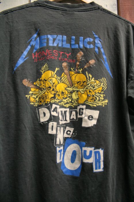 94年 Metallica【メタリカ】 ビンテージバンドTシャツ【ツアーＴシャツ