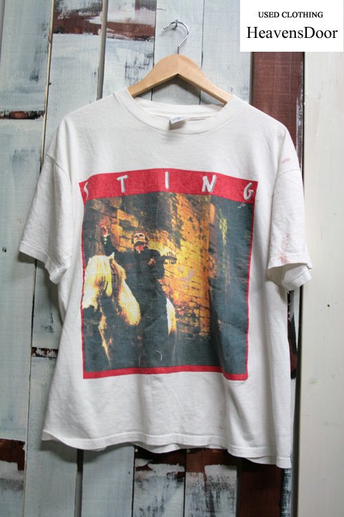80-90年代 Sting【スティング】 ビンテージバンドTシャツ【ツアーＴ ...