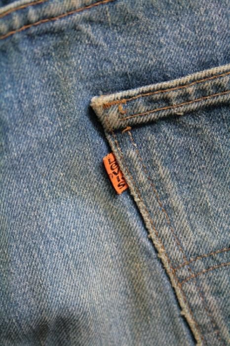70～80年代 Levis517【リーバイス517】 タロンジッパー オレンジ
