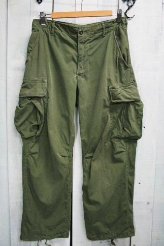 60-70s US.ARMY ファティーグパンツ ベトナムパンツ ノンリップ-