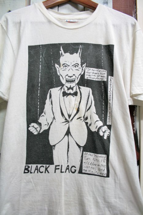 80年代 BLACK FLAG【ブラック・フラッグ】 ビンテージバンドＴシャツ 