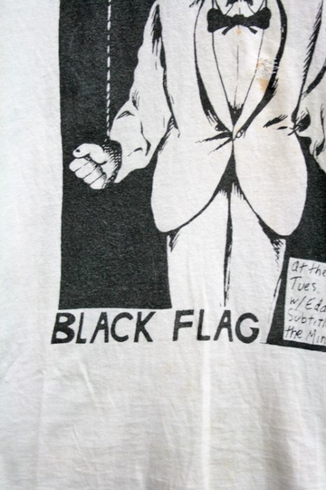 80年代 BLACK FLAG【ブラック・フラッグ】 ビンテージバンドＴシャツ