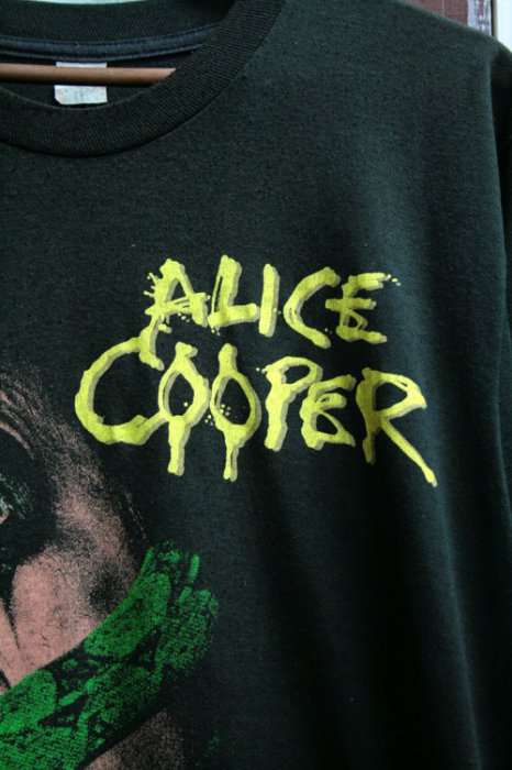80年代　Alice Cooper【アリスクーパー】　ビンテージバンドＴシャツ　オリジナル - ビンテージ古着通販  Ｔシャツやブーツなど取り揃え｜Heavens Door