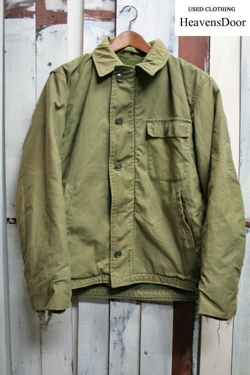 A-2 デッキジャケット small n-1 usn navy-