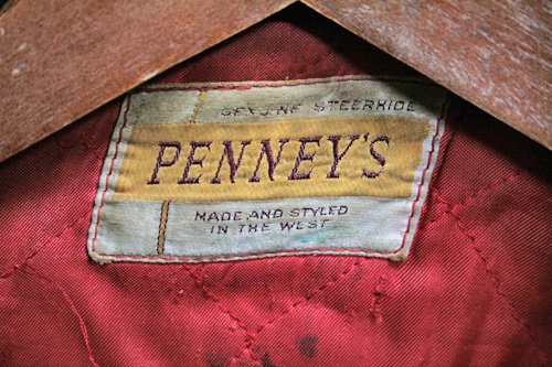 60年代 PENNEY'S【ぺニーズ】 Ａ２タイプレザーフライトジャケット