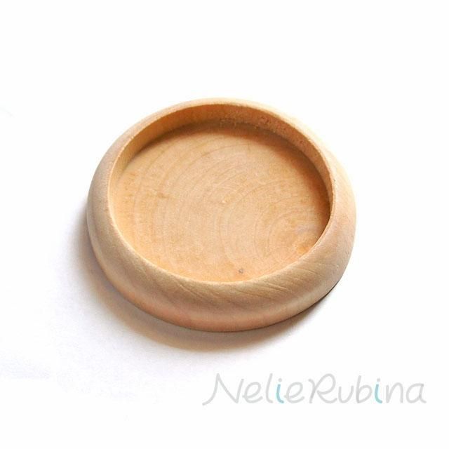 木の針山台 - 手芸雑貨 Nelie Rubina