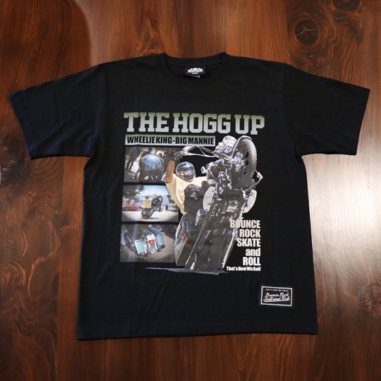 BigMannie Official 【THE HOGG UP Tシャツ】（ソフト）ブラック