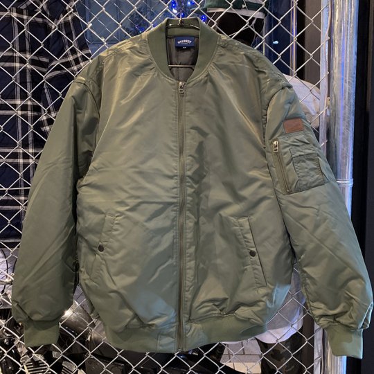AttractStreetGear【Attract】Bomber jacket - ボンバージャケット  OD　Lサイズ