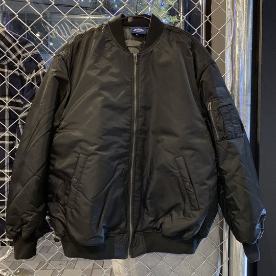 AttractStreetGear【Attract】Bomber jacket - ボンバージャケット  ブラック XLサイズ
