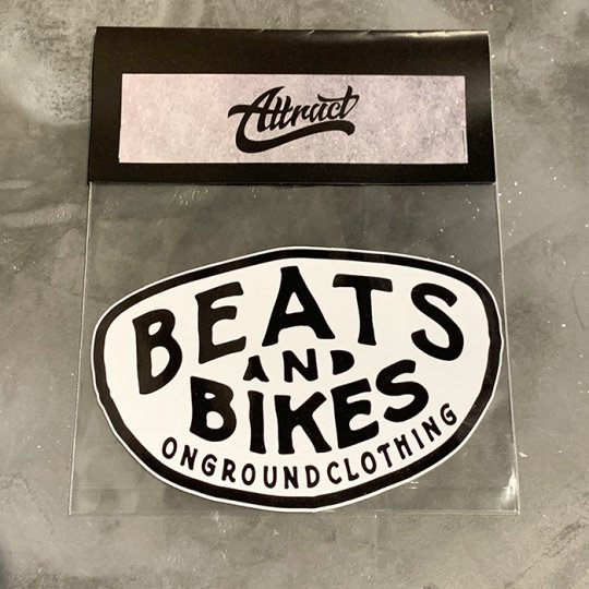 ONGROUNDCLOTHING【Beats And Bikes】 Tool Box Sticker　ステッカー