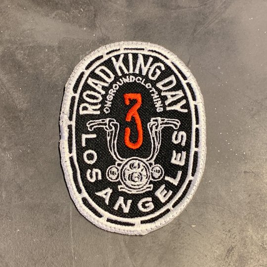 ONGROUNDCLOTHING【ROAD KING DAY 3】 Patch　パッチ　RKD3Run-限定パッチ
