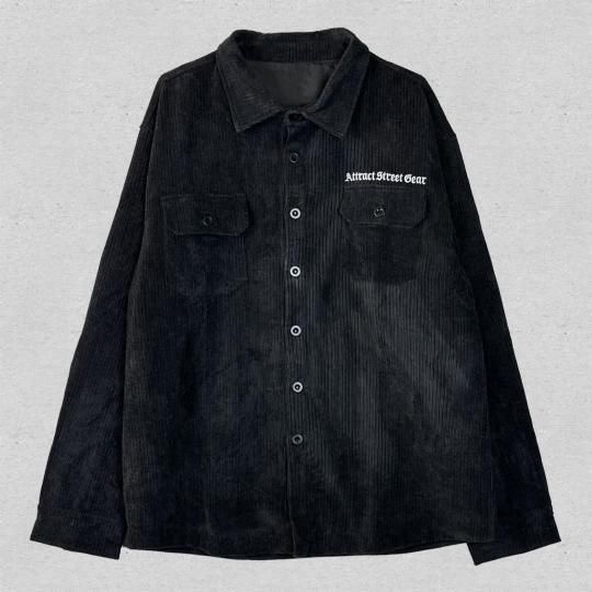 AttractStreetGearAttractStreetGear corduroy overshirt - ǥСġ֥å