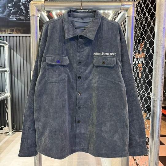 AttractStreetGear【AttractStreetGear】 corduroy overshirt