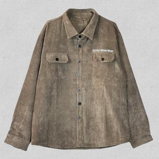 AttractStreetGearAttractStreetGear corduroy overshirt - ǥСġ١