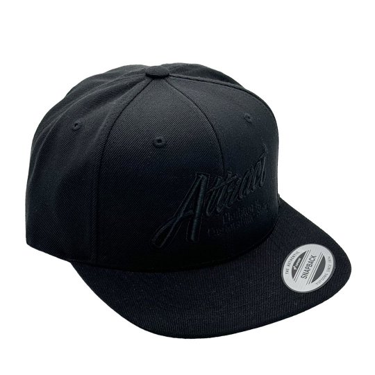 AttractStreetGear Attract shop 3DLogo SnapbackCap Black/Black - ʥåץХååס֥å/֥å<img class='new_mark_img2' src='https://img.shop-pro.jp/img/new/icons5.gif' style='border:none;display:inline;margin:0px;padding:0px;width:auto;' />