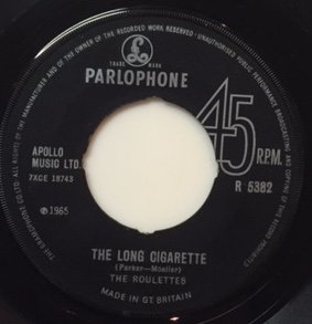 ７インチ☆ROULETTES☆LONG CIGARETTE UK Parloph - 洋楽