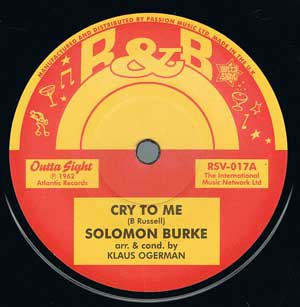 Solomon Burke - Cry To Me / Roy Hamilton - Earthquake - OLD HAT GEAR