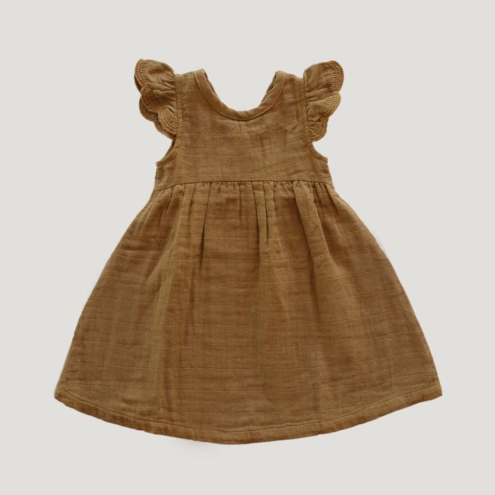 ワンピース Lace Dress ブロンズ ニュージーランドのナチュラル オーガニック専門店 tuturu トゥトゥル ワンピース Lace Dress ブロンズ ニュージーランドのナチュラル オーガニック専門店 tuturu トゥトゥル