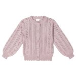 Eleanor レース編みニット カーディガン（Cosy Pink）<img class='new_mark_img2' src='https://img.shop-pro.jp/img/new/icons11.gif' style='border:none;display:inline;margin:0px;padding:0px;width:auto;' />
