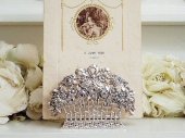 純銀 ピアス細工 花かご装飾のナプキンスタンド