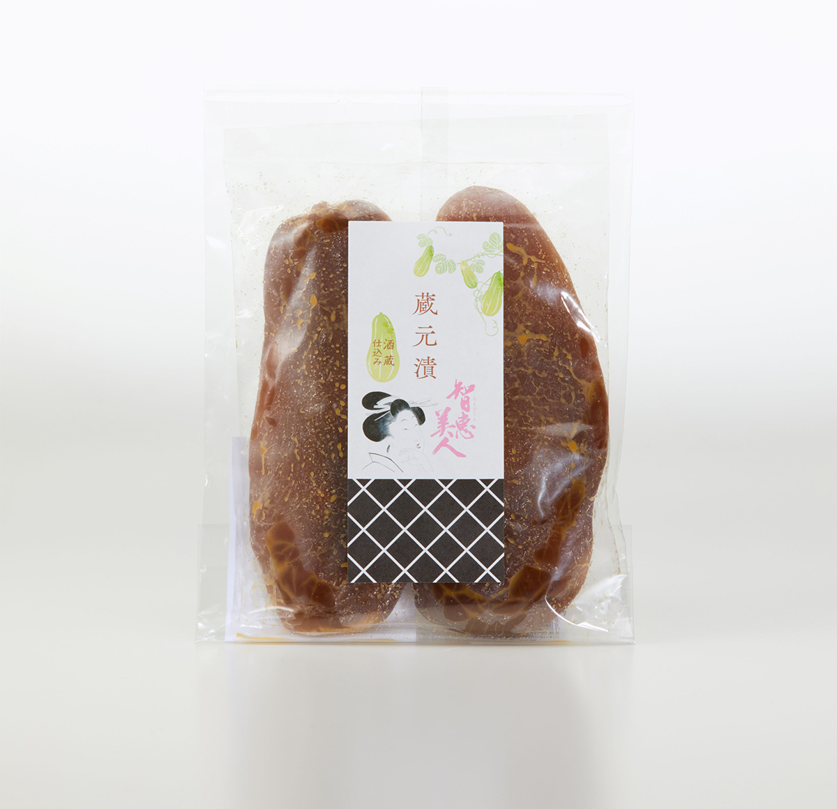 智恵美人(ちえびじん) 蔵元漬 240g 無添加 うり 漬物