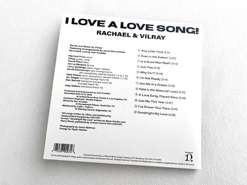 Rachael & Vilray / I Love A Love Song! - 雨と休日オンラインショップ