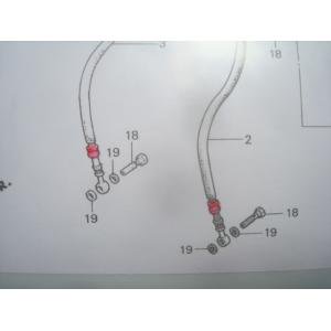 CBX400F/550F]ブレーキホースグロメット（リプレイス製作品） - SHIO HOUSE Net Shop