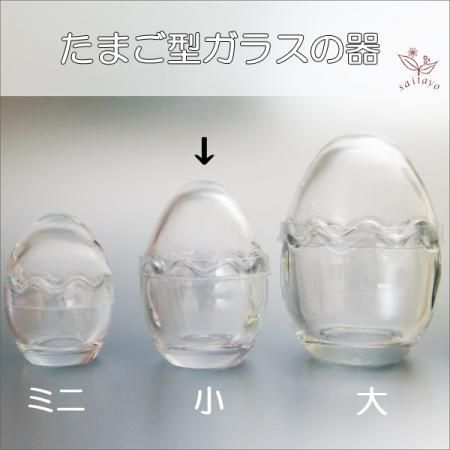 ガラスのたまごカップ 小