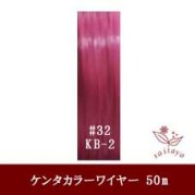 #32 KB-2 カラーワイヤー ピンク 0.23mm×50m ケンタカラーワイヤー