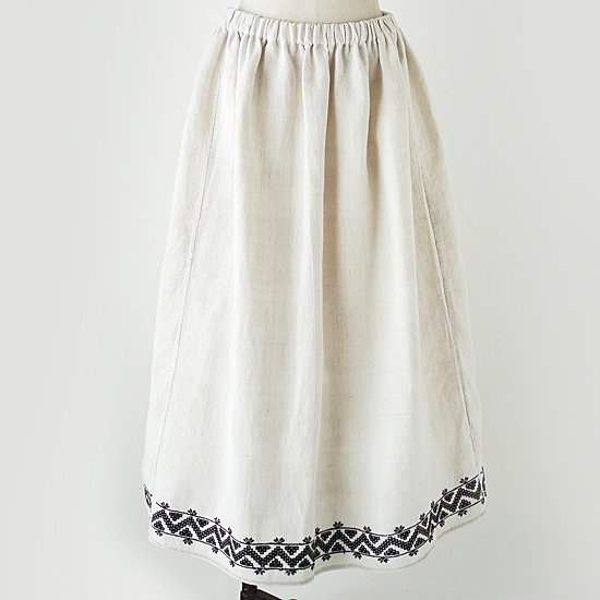 1910年代アンティークピケスカート - ひざ丈スカート