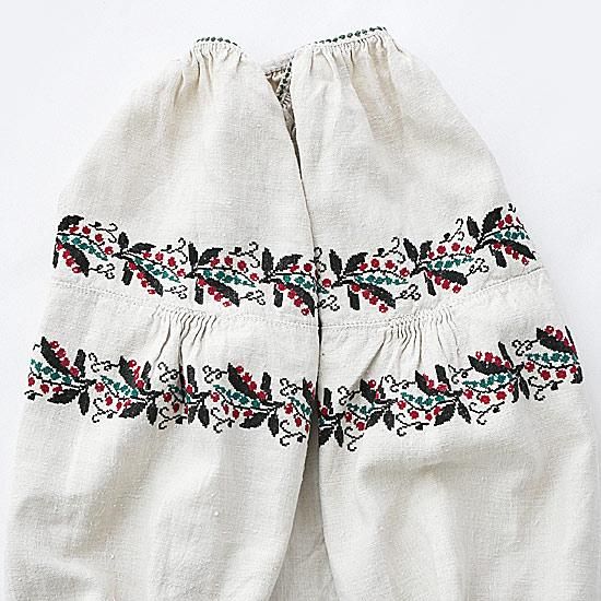 アンティーク ウクライナ刺繍ワンピース ヴィンテージ刺繍