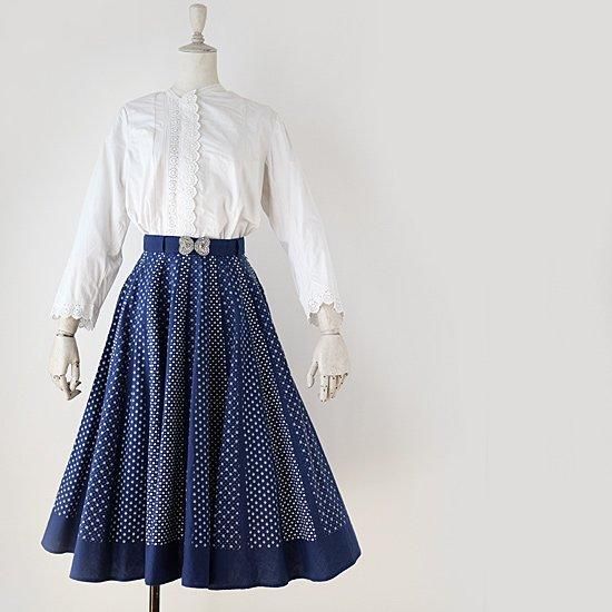 ✨超希少✨ヴィンテージ 1950 年代 ノベルティ プリント かかしスカート 超希少！ 1950's kitty ノベルティープリント ギャザースカート