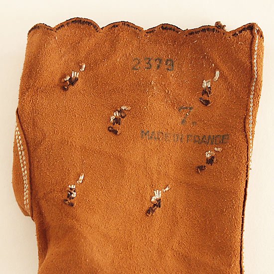 A0358 1960年代フランス製”LANDEL FRENCH” キッドレザー手袋 - ロンドンヴィンテージ洋装店  *アンティークリネンドレスとヴィンテージバッグ*