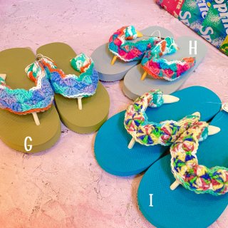<img class='new_mark_img1' src='https://img.shop-pro.jp/img/new/icons4.gif' style='border:none;display:inline;margin:0px;padding:0px;width:auto;' />Tie-Dye Yarn Sandals