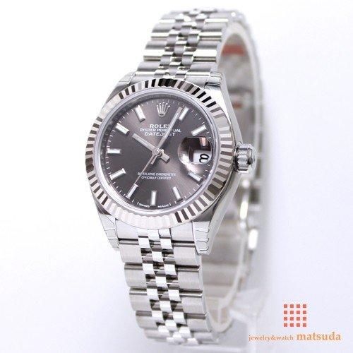 ロレックス 279174 デイトジャスト 28 ダークグレー ジュビリーブレス