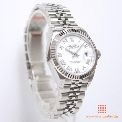 ロレックス 279174 デイトジャスト 28 ホワイトローマ