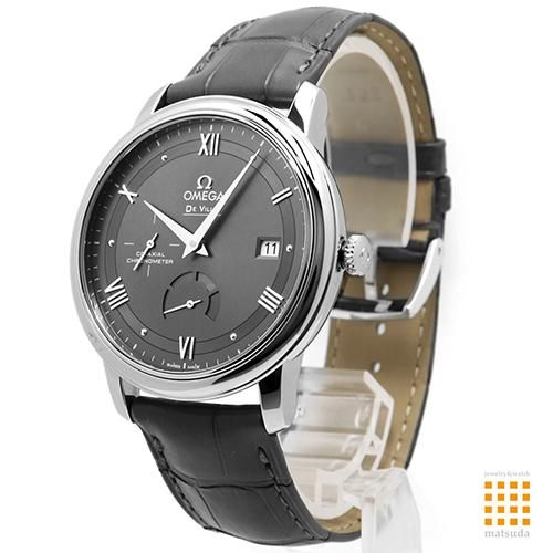 新品)OMEGA オメガ デ・ヴィル プレステージ 39.5mm グレー