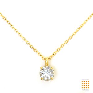 ダイヤモンドネックレス K18 0.226ct