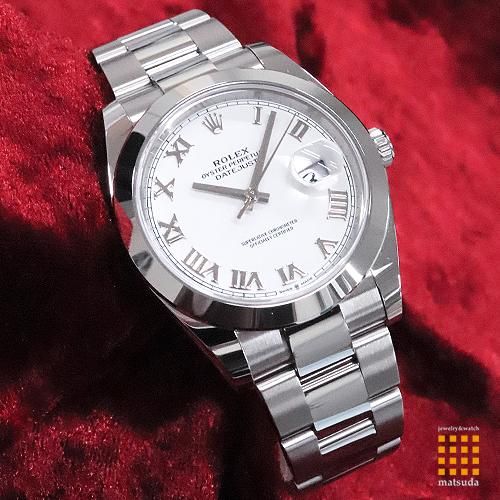 中古)ROLEX ロレックス デイトジャスト 41 126300 シルバー