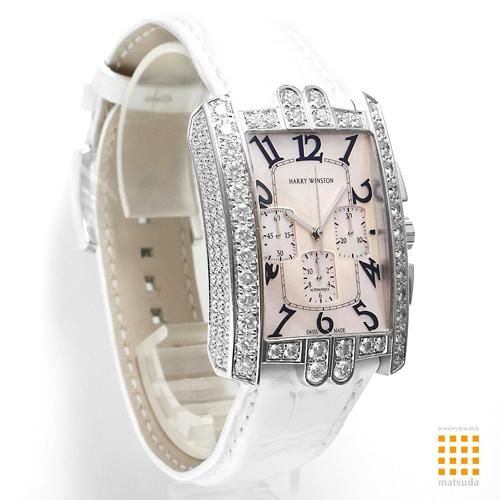 ハリー・ウィンストン アヴェニューC クロノグラフ AVCACH32WW006 USED