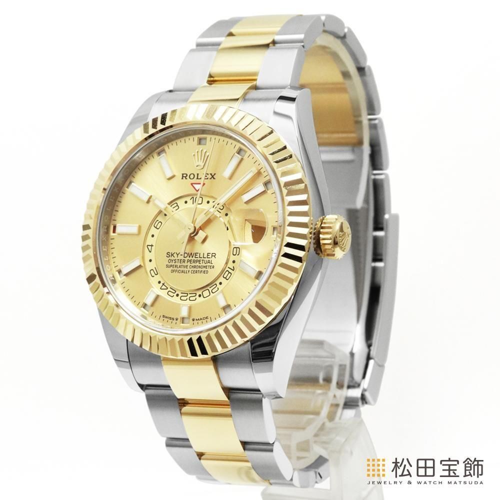 ◆ロブ ロレックス スカイドゥエラー ウォッチ：オイスタースチール